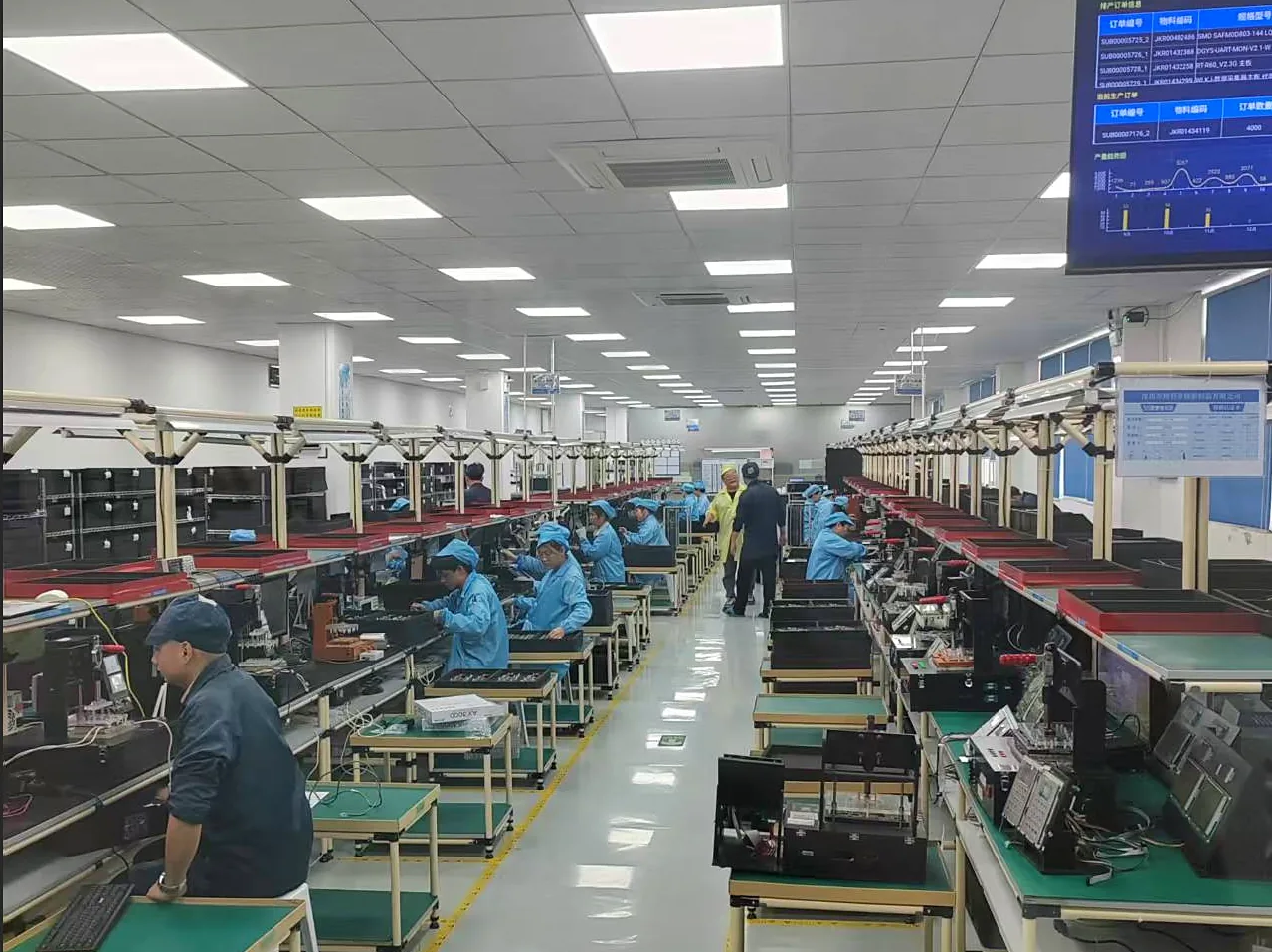Electronics assembly production line